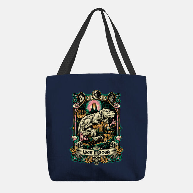 The Luck Dragon-none basic tote bag-momma_gorilla
