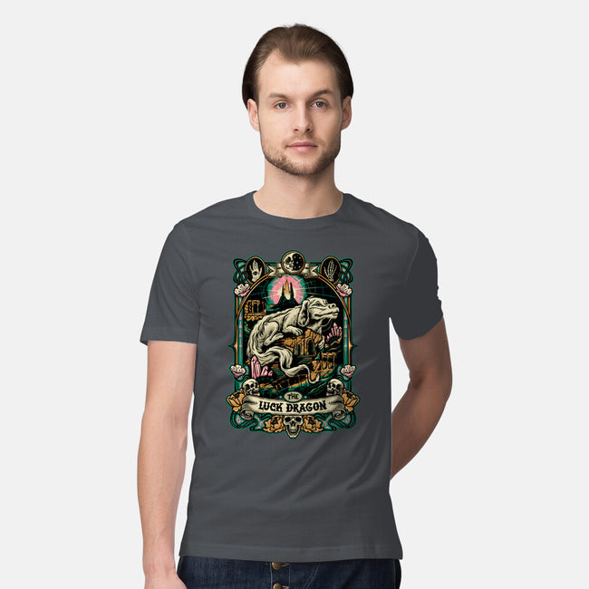 The Luck Dragon-mens premium tee-momma_gorilla