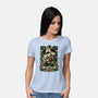The Luck Dragon-womens basic tee-momma_gorilla