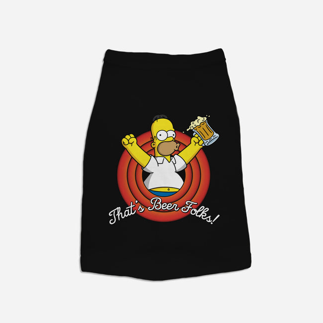 That's Beer Folks!-dog basic pet tank-Barbadifuoco