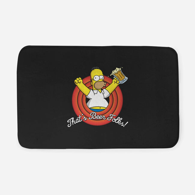 That's Beer Folks!-none memory foam bath mat-Barbadifuoco