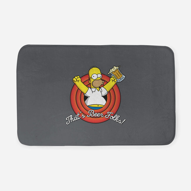 That's Beer Folks!-none memory foam bath mat-Barbadifuoco