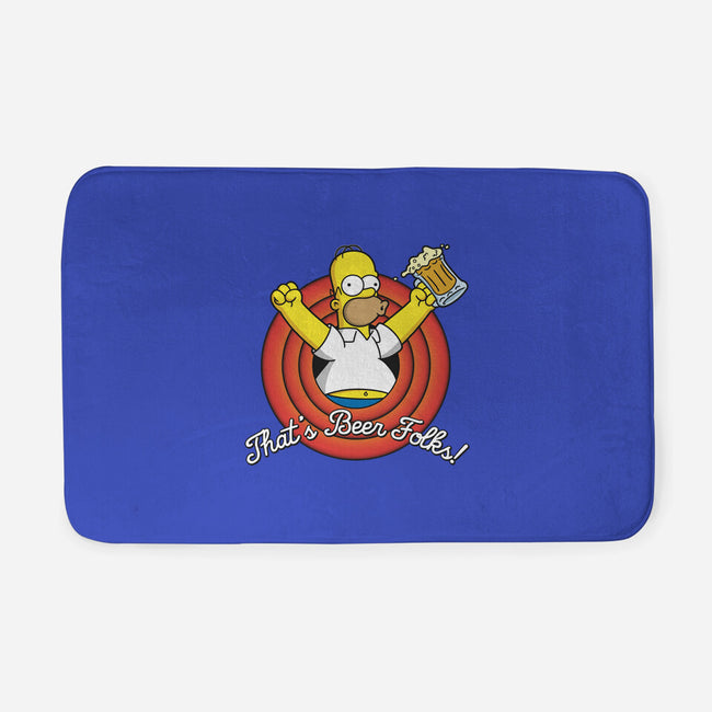 That's Beer Folks!-none memory foam bath mat-Barbadifuoco