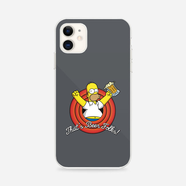 That's Beer Folks!-iphone snap phone case-Barbadifuoco