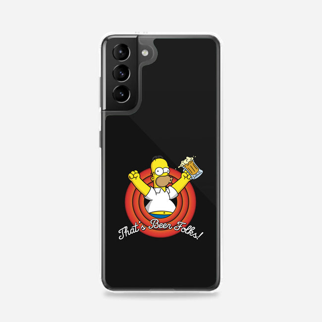 That's Beer Folks!-samsung snap phone case-Barbadifuoco