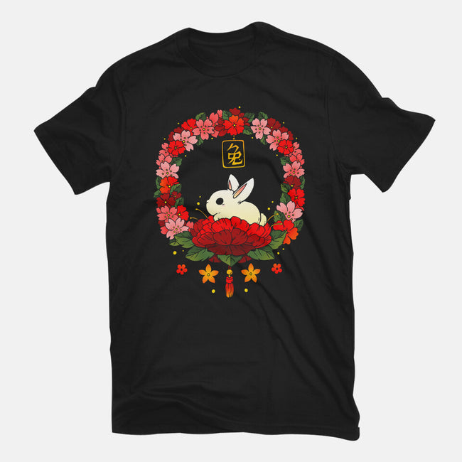 Rabbit Nature-womens fitted tee-Vallina84