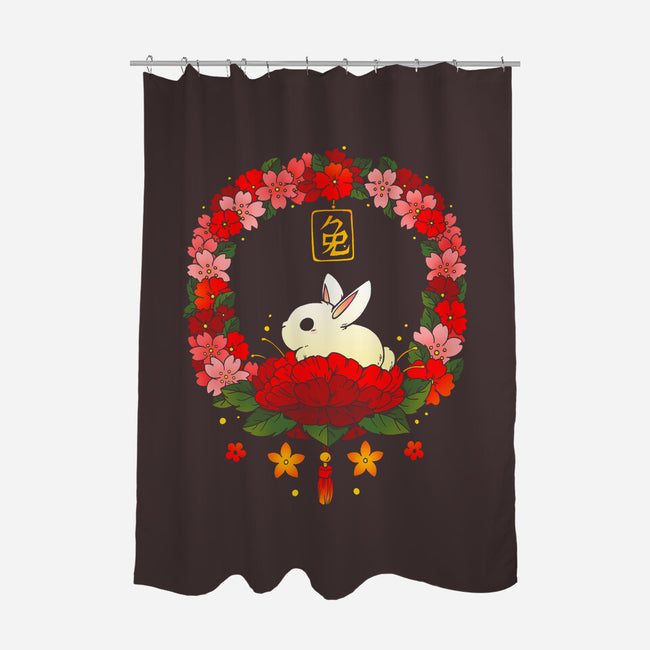 Rabbit Nature-none polyester shower curtain-Vallina84
