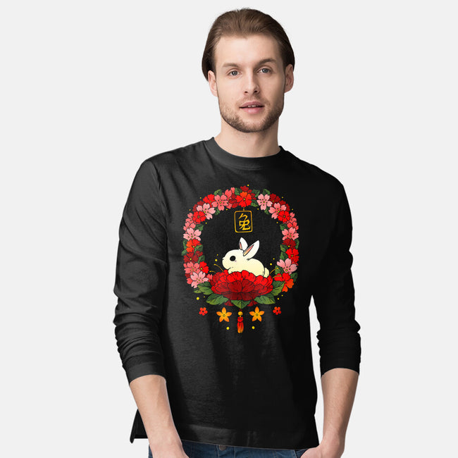 Rabbit Nature-mens long sleeved tee-Vallina84
