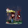 My Neighbor Spidey-none removable cover throw pillow-zascanauta