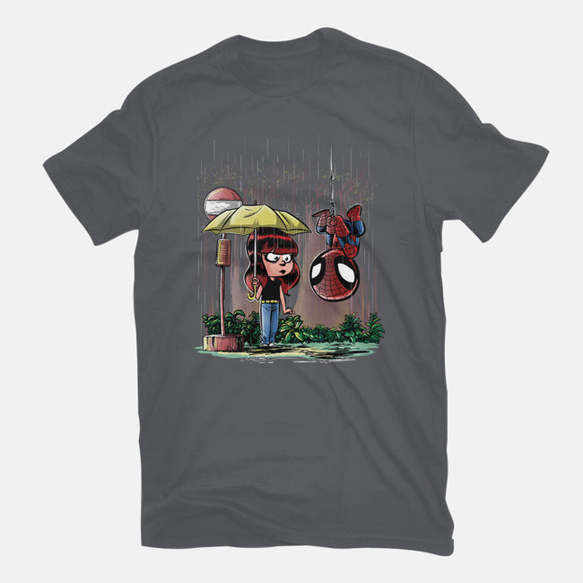 My Neighbor Spidey-womens basic tee-zascanauta