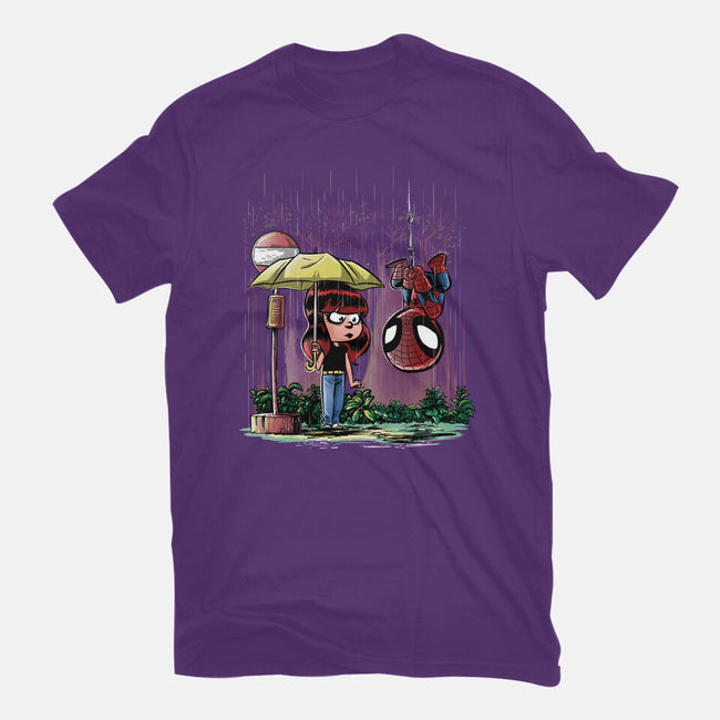 My Neighbor Spidey-womens fitted tee-zascanauta
