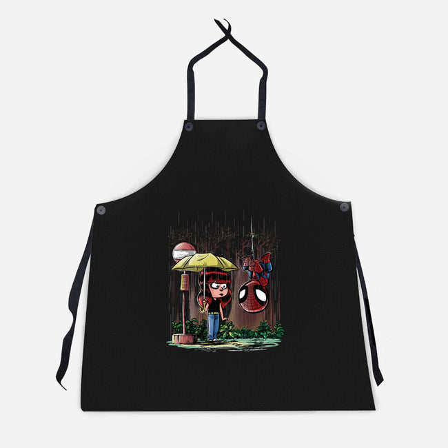 My Neighbor Spidey-unisex kitchen apron-zascanauta