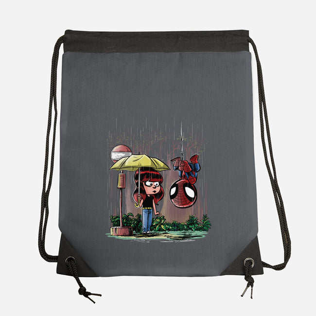 My Neighbor Spidey-none drawstring bag-zascanauta
