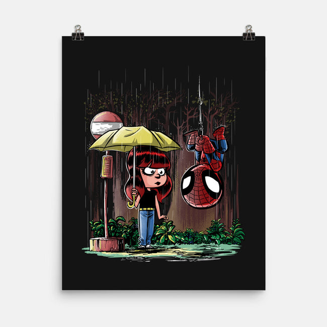 My Neighbor Spidey-none matte poster-zascanauta