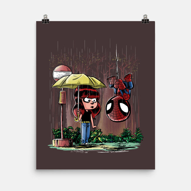 My Neighbor Spidey-none matte poster-zascanauta