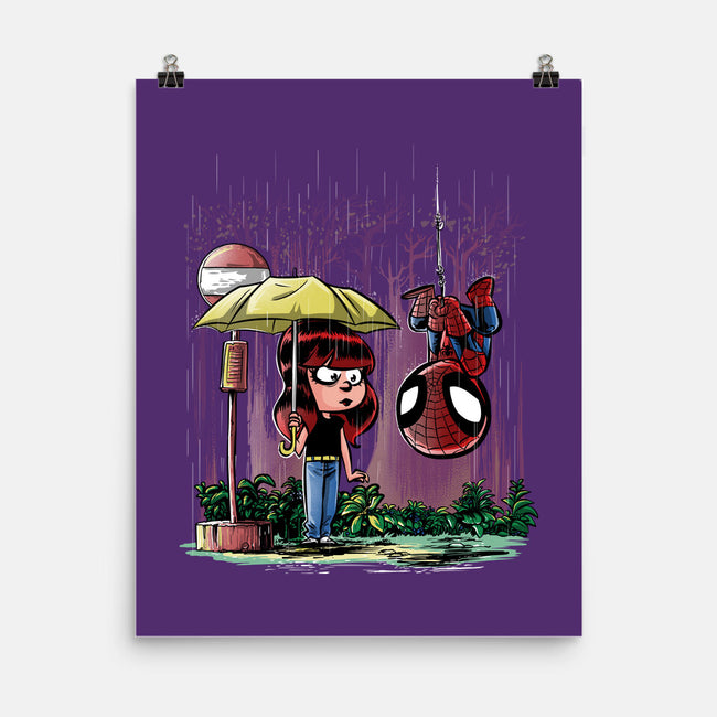 My Neighbor Spidey-none matte poster-zascanauta