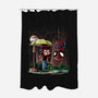 My Neighbor Spidey-none polyester shower curtain-zascanauta