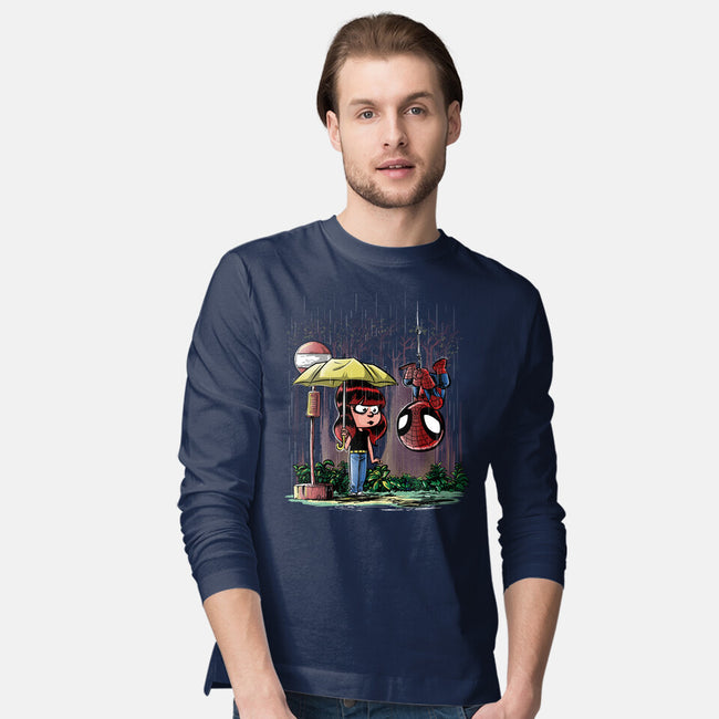 My Neighbor Spidey-mens long sleeved tee-zascanauta