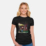 My Neighbor Spidey-womens fitted tee-zascanauta