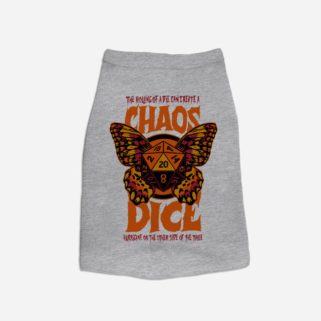 Chaos Dice-dog basic pet tank-Studio Mootant