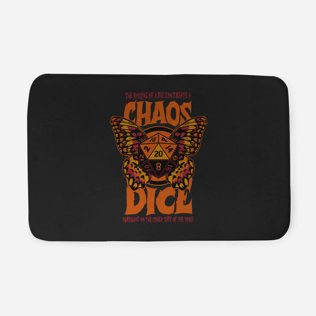 Chaos Dice-none memory foam bath mat-Studio Mootant