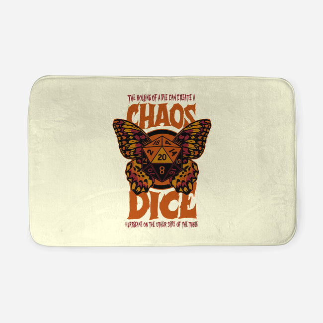 Chaos Dice-none memory foam bath mat-Studio Mootant