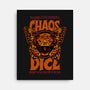 Chaos Dice-none stretched canvas-Studio Mootant