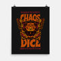 Chaos Dice-none matte poster-Studio Mootant