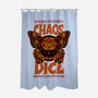 Chaos Dice-none polyester shower curtain-Studio Mootant