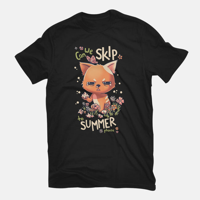Skip To Summer-womens fitted tee-Geekydog