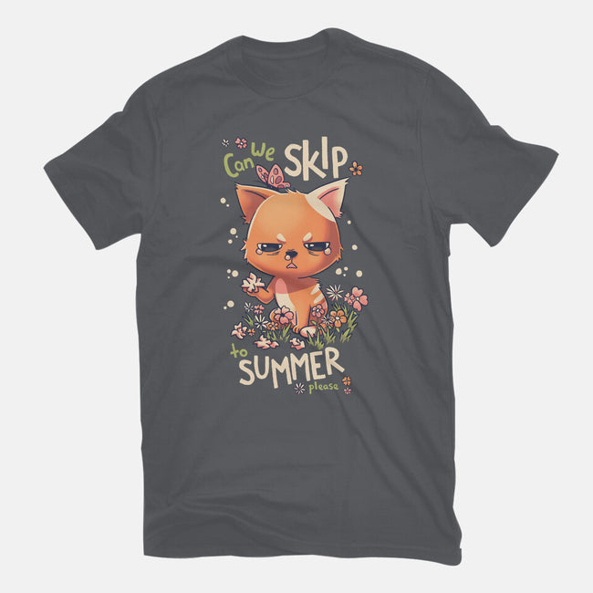 Skip To Summer-womens fitted tee-Geekydog