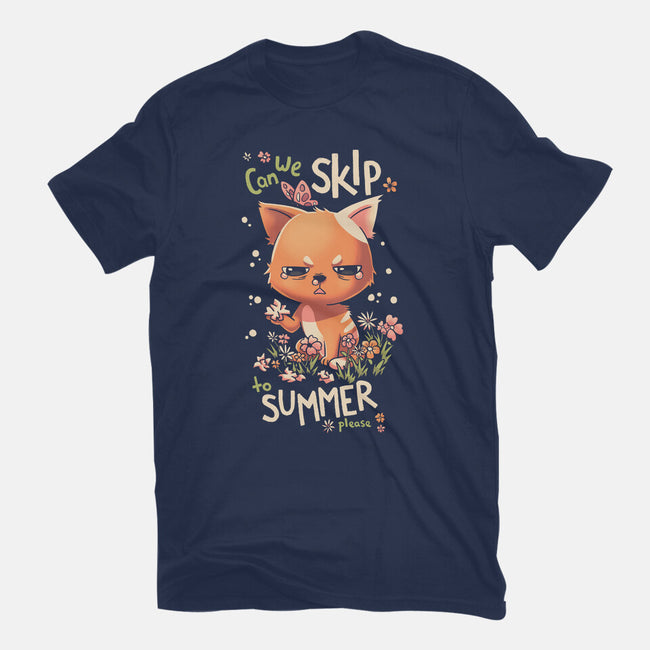 Skip To Summer-womens fitted tee-Geekydog