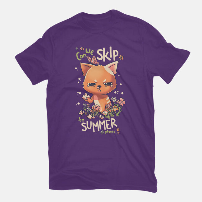 Skip To Summer-womens fitted tee-Geekydog