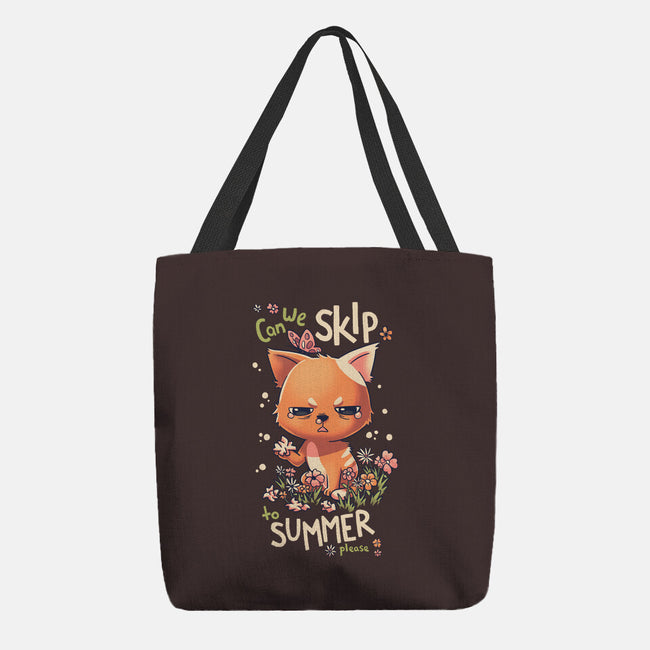 Skip To Summer-none basic tote bag-Geekydog