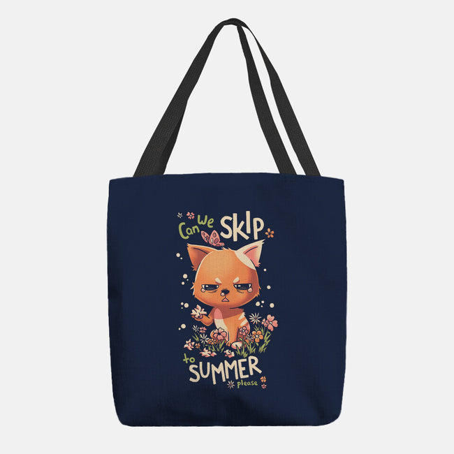 Skip To Summer-none basic tote bag-Geekydog