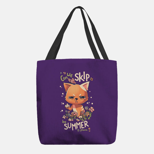 Skip To Summer-none basic tote bag-Geekydog