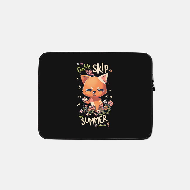 Skip To Summer-none zippered laptop sleeve-Geekydog