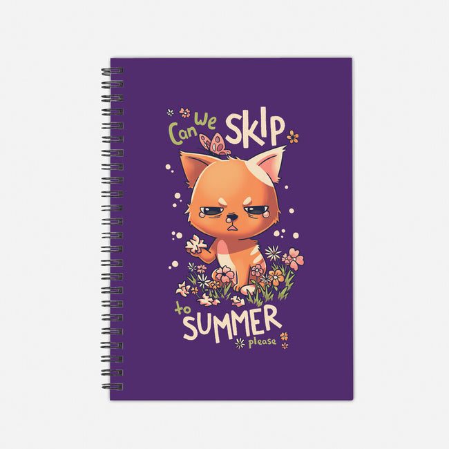 Skip To Summer-none dot grid notebook-Geekydog