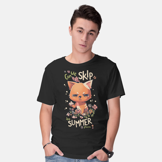 Skip To Summer-mens basic tee-Geekydog