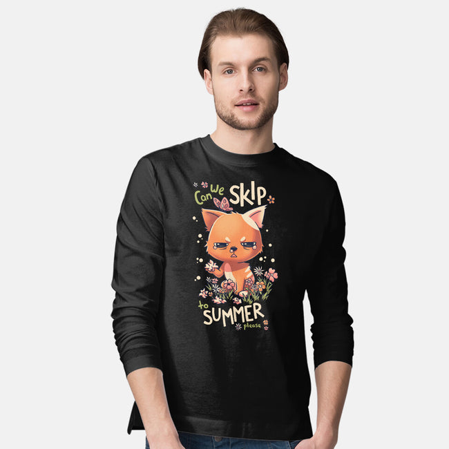 Skip To Summer-mens long sleeved tee-Geekydog