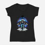 Ace Player Of Blue Lock-womens v-neck tee-hypertwenty