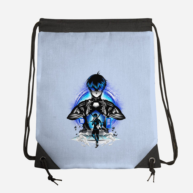 Ace Player Of Blue Lock-none drawstring bag-hypertwenty