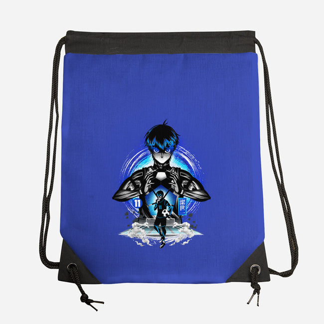 Ace Player Of Blue Lock-none drawstring bag-hypertwenty