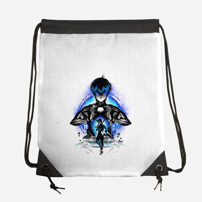 Ace Player Of Blue Lock-none drawstring bag-hypertwenty
