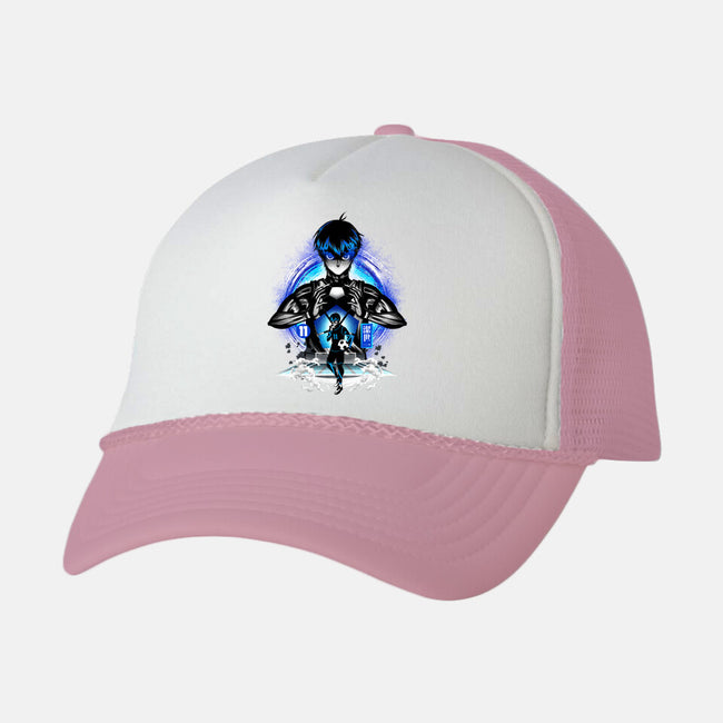 Ace Player Of Blue Lock-unisex trucker hat-hypertwenty