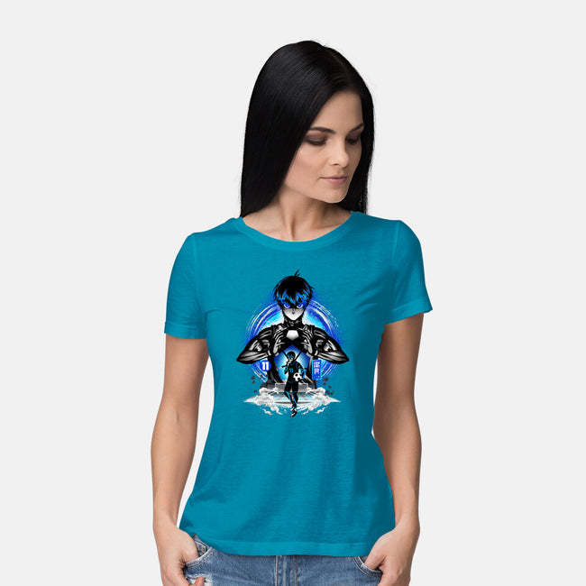 Ace Player Of Blue Lock-womens basic tee-hypertwenty