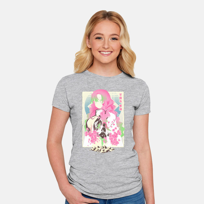 Love Hashira-womens fitted tee-hypertwenty