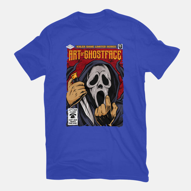 Art Of Ghostface-womens fitted tee-spoilerinc