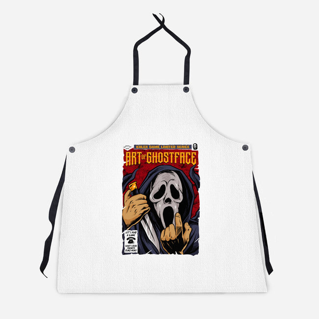 Art Of Ghostface-unisex kitchen apron-spoilerinc