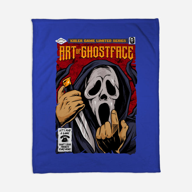 Art Of Ghostface-none fleece blanket-spoilerinc